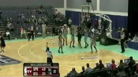 Brian Leggett NBA D League Springfield vs. Utah