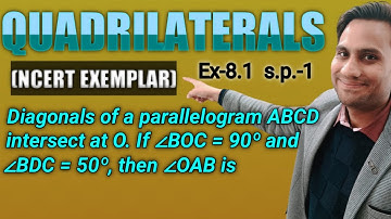 Diagonals of a parallelogram ABCD intersect at O. If ∠BOC = 90º and ∠BDC =