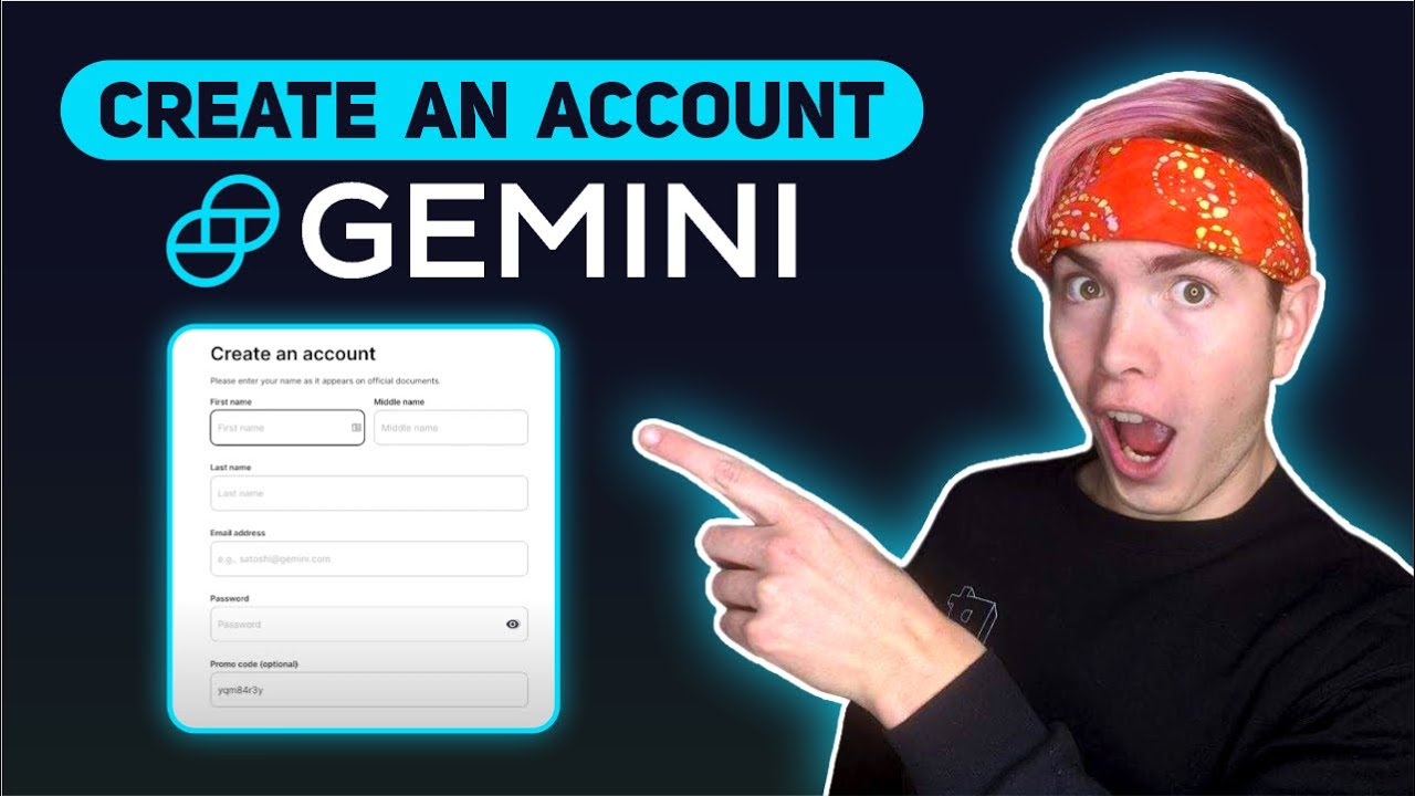 How to Create a Gemini Account (Free 10 Bonus) YouTube
