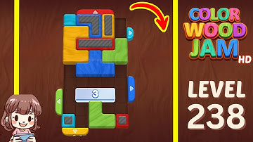 Color Wood Jam Level 238 Solution Walkthrough