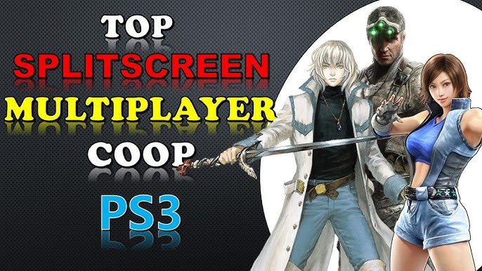 TOP MELHORES JOGOS MULTIPLAYER LOCAL DO PS3 - COOP E TELA DIVIDA DE 2 A 4  PLAYERS! 