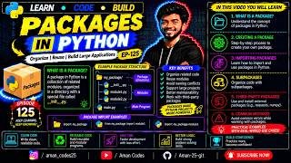 Packages in Python-1 | EP-125