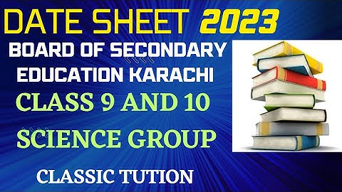 class ix and x date sheet for final board exam 2023 science group @Classictution