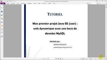 Mon premier projet  Java EE (Web dynamique) 1/2: Partie Théorique