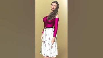 Daz3D | Blakely HD | Summer Fashion Outfit 360° | Daz Studio