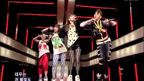 2NE1 - Fire @ SBS Inkigayo 인기가요 090531