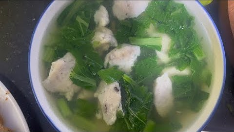 Canh Cải Bẹ Xanh Nấu Cá Thác Lác - Cá Dai Ngon