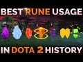 The BEST & MOST ICONIC Rune Usage Plays in Dota 2 History