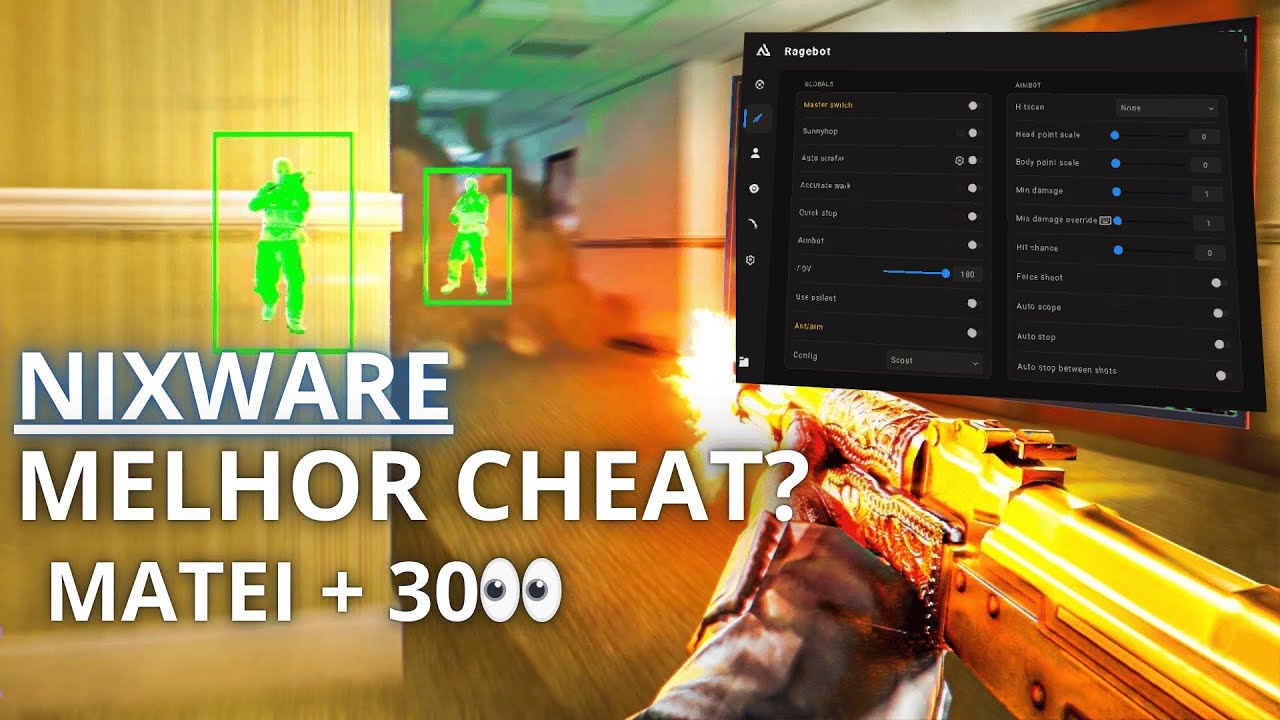 ESSE É O CHEAT MAIS COMPLETO PARA CS2? (Cheat que GIRA!) - FT Nixware.cc
