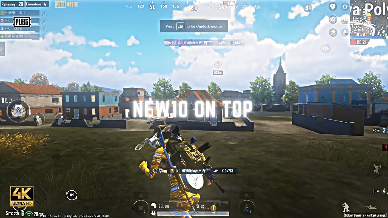 RYZEN 5 5600 + RX 6600 XT | PUBG MOBILE DEMOLITION | NEW10plays