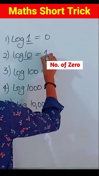 Logarithm | Log | Logarithm Trick #maths #logarithm #mathstricks # ...