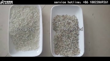 Rice color sorter, Wesort sorting rice Program for small and medium-sized enterprises