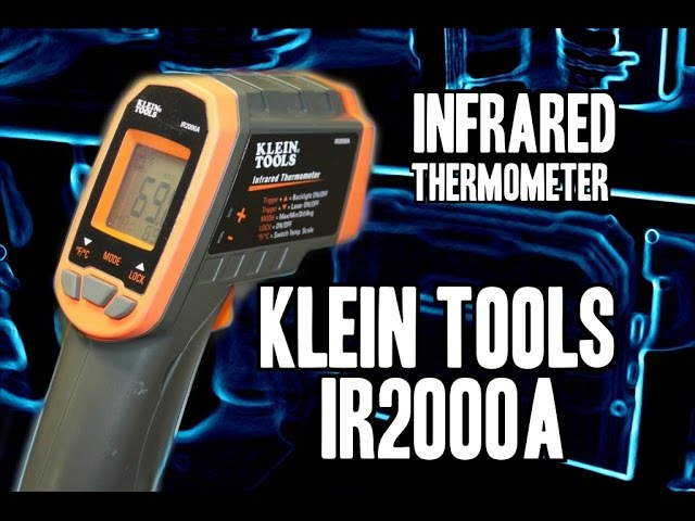 Klein Tools Infrared Digital Thermometer with Targeting Laser (10:1) IR1 -  The Home Depot