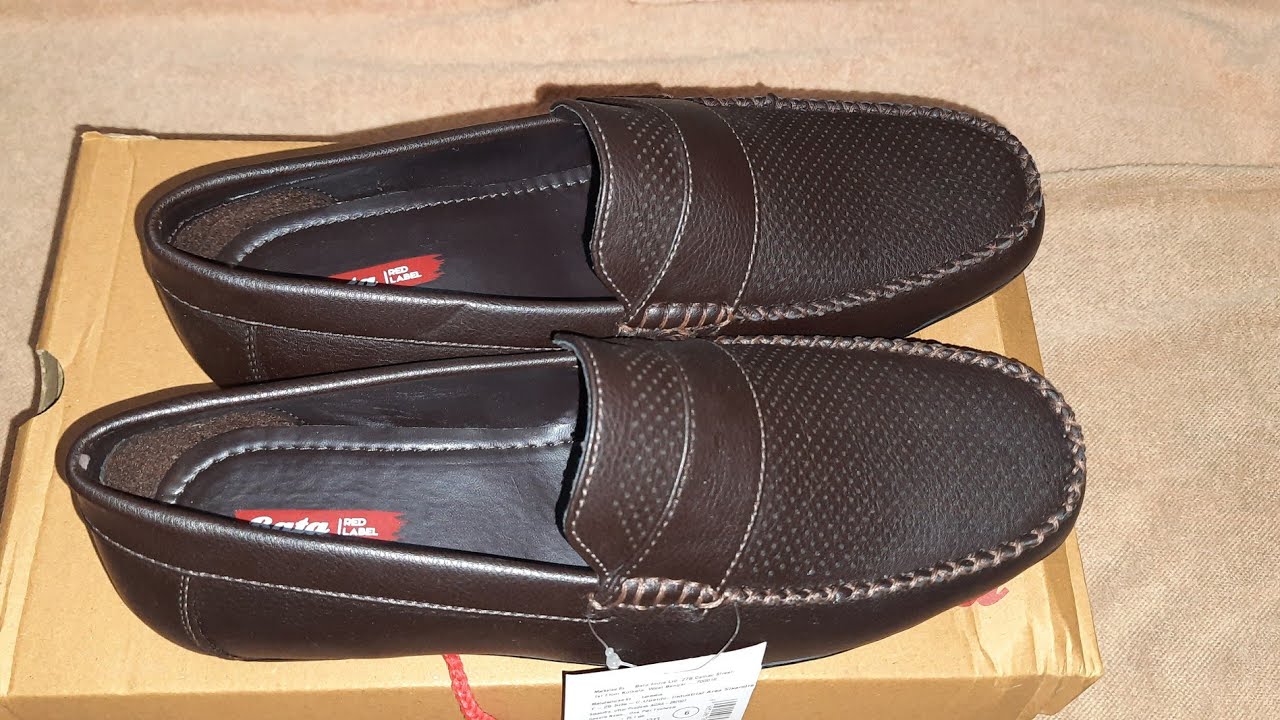 BATA Loafers shoes unboxing and Review (Red lable shoes) - YouTube