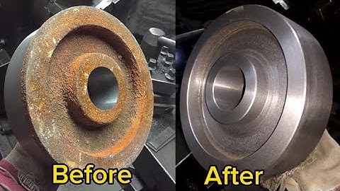 How to make grrari part off lathe machine technical machine #machinelearning #technology #trending