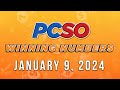 P49M Jackpot Ultra Lotto 6/58, 2D, 3D, 6D, Lotto 6/42, and Super Lotto 6/49 | January 9, 2024