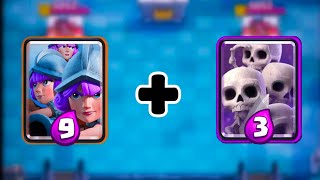 CAN THREE MUSKETEER + SKELETON ARMY 3 CROWN?