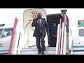 President Ramaphosa Arrives In Malawi For The 41st SADC Summit President Ramaphosa Arrives In Malawi For The 41st SADC Summit