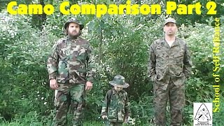 Camouflage Comparison Part 2 Spring/Summer