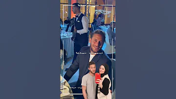 بيشط واحده من ورا مراته أول ظهور لرمضان صبحي بعد اخلاء سبيله في قضية التزوير 