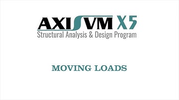 AxisVM X5 - Design of crane beam with moving loads