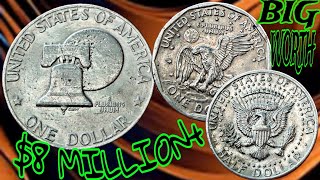 Super Rare USA Half Dollar & Dollar Variety/Error Coins collection Worth Big Money