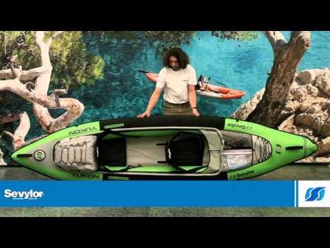 Sevylor Yukon Touring Kayak Inflatable Canoe Sevylor Yukon Touring Kayak Inflatable Canoe