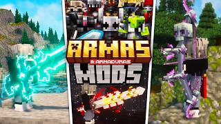 TOP 12 Mods de ARMAS Y ARMADURAS | Forge &amp; Fabric