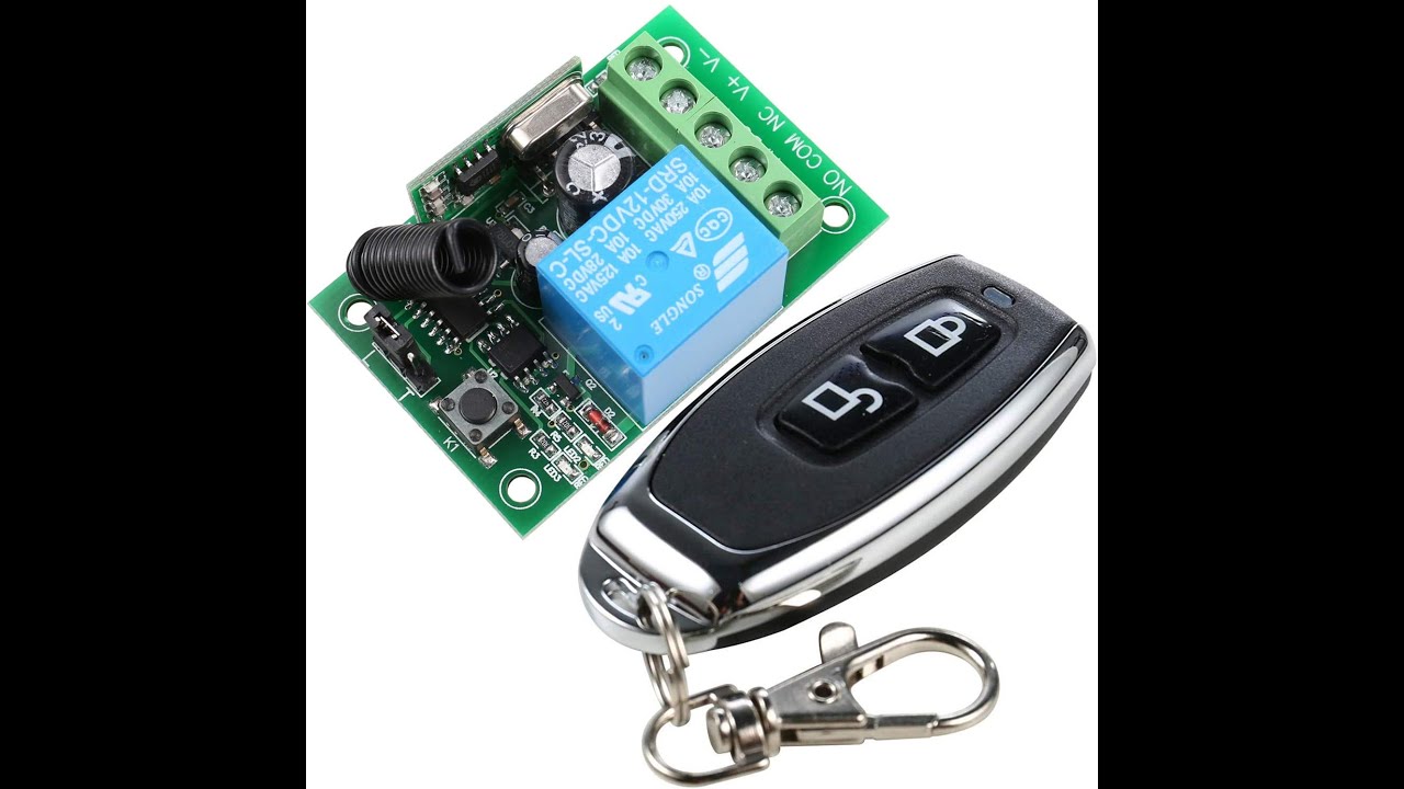 How to use 1 chanel relay remote control system/Onain Syed - YouTube