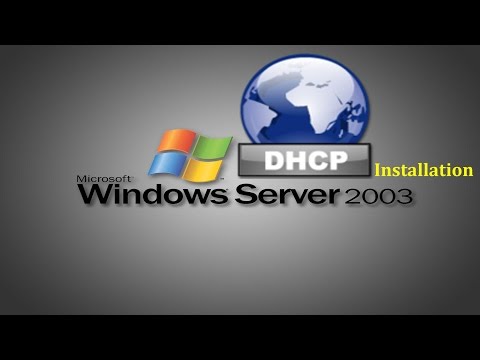 Server 2003 - How to install and configure DHCP server in Windows Server 2003 - Step by Step process