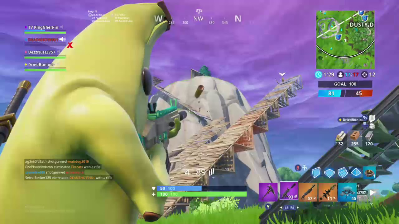 I'm a Banana Fortnite Fun - YouTube