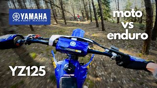 The YZ125 is BACK! [Yamaha 2-Strokes Trail Riding] feat. 2024 YZ250X - Motocross vs Enduro Dirt Bike