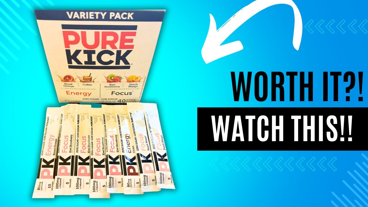 Review of PURE KICK Energy and Focus Singles - YouTube