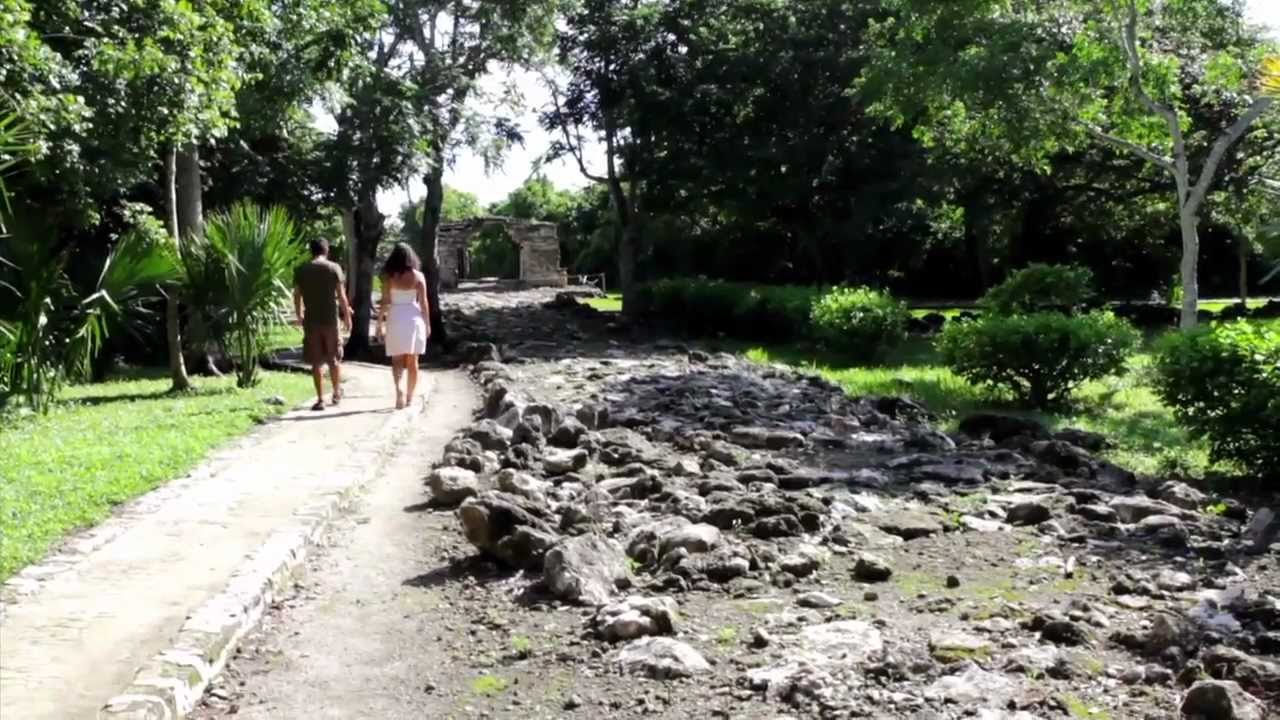 San Gervasio Mayan Ruins & Beach in Cozumel