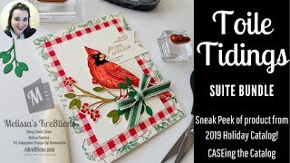 Toile Tidings 2019 Holiday Catalog Sneak Peek with MKre8tions | Stampin' Up!®️