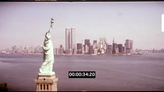 1982 New York City Skyline, Statue of Liberty, 35mm