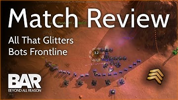 How to Play Frontline - Cortex Bots on All That Glitters - Beyond All Reason Match Review #7