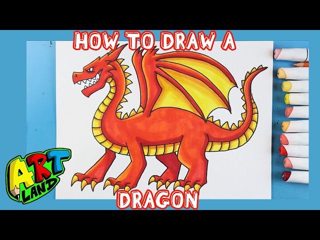 How to Draw a Dragon - Instructions for Easy Dragon Drawing