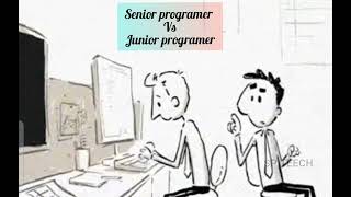 Senior Programer Vs Junior Programer Developerssp Teech