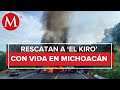 Autodefensas de Michoacán rescatan a 'El Kiro'