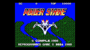 Power Strike (Master System YM2413 FM 60Hz / US) - Intro / Attract Mode