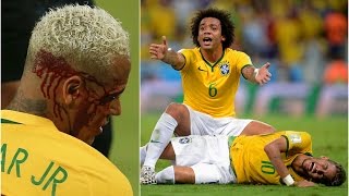 Players Hunting on Neymar jr ● Horror Tackles● Brutal Fouls ● HD
