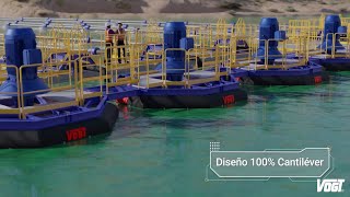 VOGT | Serie VCB: Soluciones Flotantes para Recuperación de Aguas - 3D