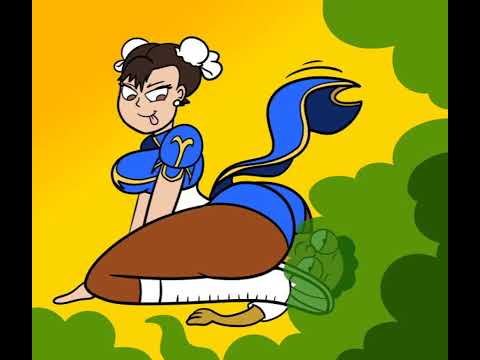 Chun-li Facesitting Farts - Knock Out! (Picture by: BiggyPiggy1)