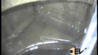 Inspection of the inside of a BOP using RT-120 drill pipe camera