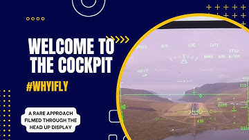 Live from the Airbus Cockpit - A Rare Approach filmed through the Head up display