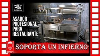 Asador profesional de acero inoxidable 304 para restaurante