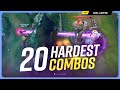 The 20 HARDEST COMBOS in League of Legends! (Ranked by difficulty)