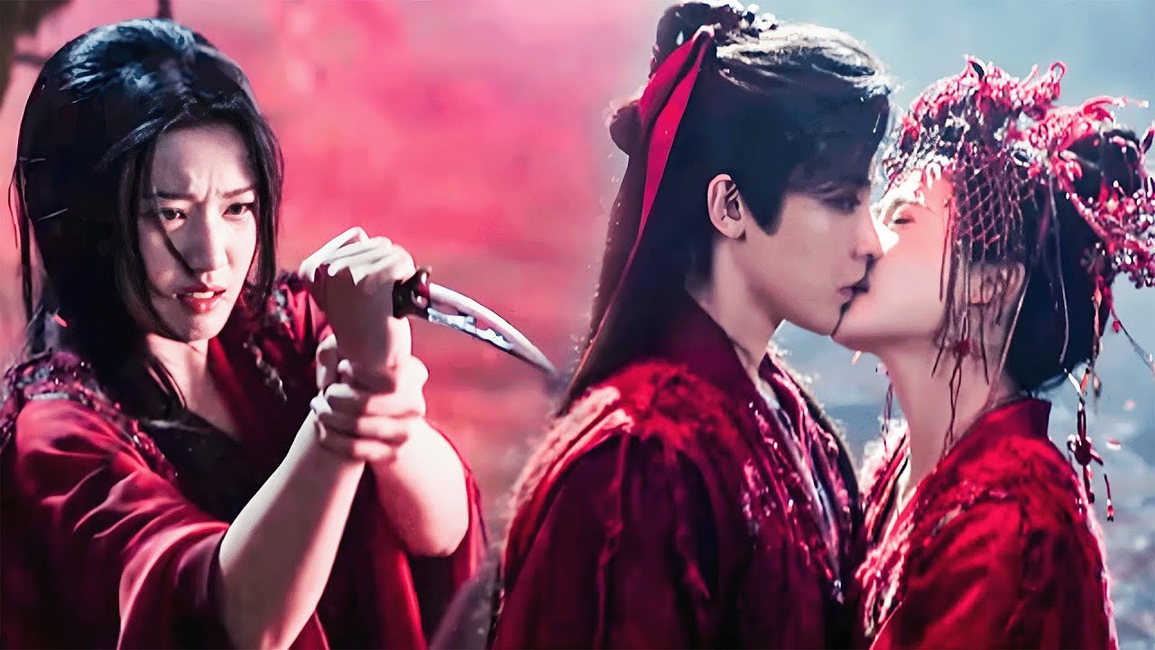 灰姑娘被坏人强迫亲手杀魔王，下秒却毫不犹豫把刀对准自己！😢#cdrama #love