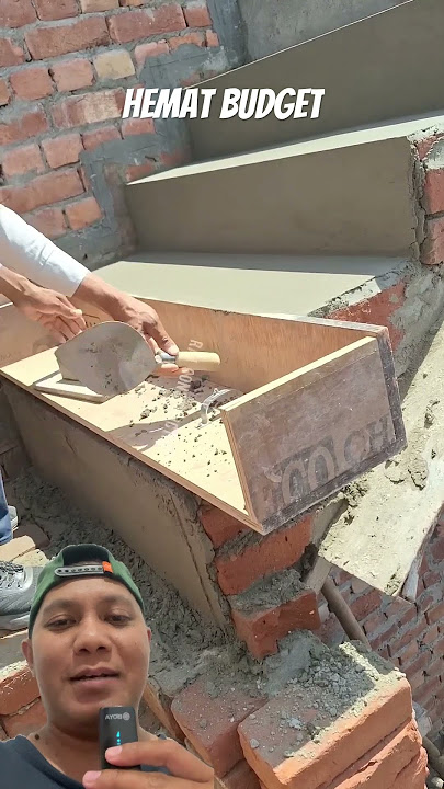 How to make stairs without casting #shorts #diy #stairs #make stairs #home stairs